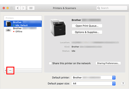 En voi tulostaa langattomassa (Wi-Fi) verkossa (Mac) | Brother