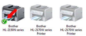 I cannot print using my Brother machine on a wireless network (Windows