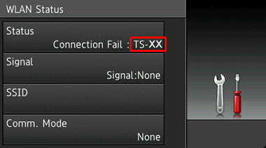 Connection Fail : TS-XX