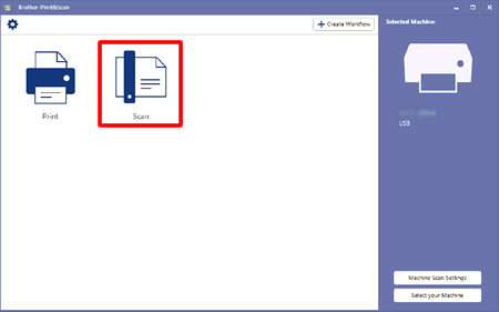 Mit Brother iPrint&Scan ein Dokument scannen. (Windows®, macOS) | Brother