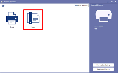 scan from brother printer to windows 10