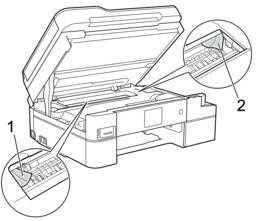 Papier Is Binnen En Aan De Voorkant Van De Machine Vastgelopen Storing A Binnen Vooraan Brother