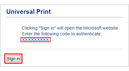 Escriba el código y luego haga clic en Registrarse