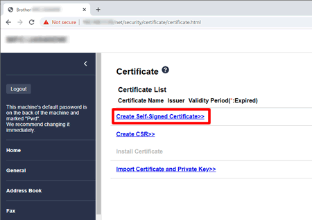 Create Self-Singedd Certificate