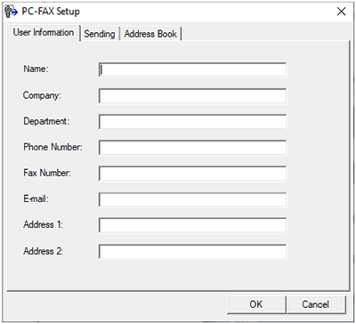 PC-FAX-Einrichtung