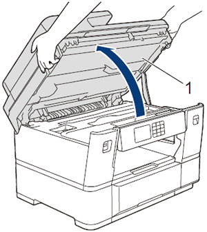 Lift the scanner cover.