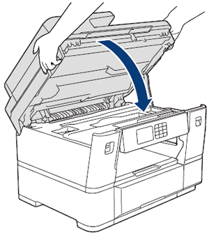 Close the scanner cover.