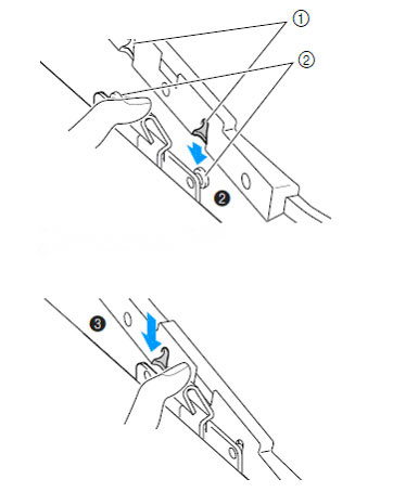 Install the front mounting bracket of frame 