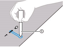use the seam ripper to cut open the buttonhole