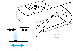 Feed dog position switch