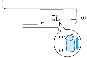 Feed dog position switch