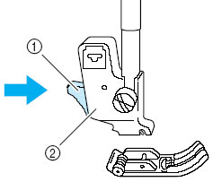 remove the presser foot