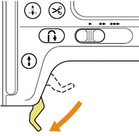 presser foot lever