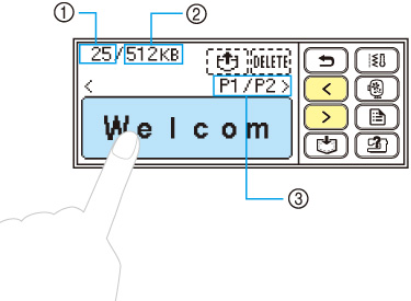 Select the pattern you wish to retrieve.