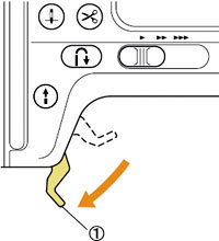 Presser foot lever