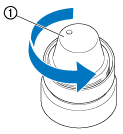 To remove tension dial