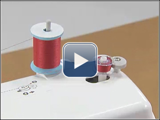 Winding the bobbin and lower thread setting