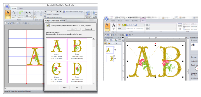 Font Mapping