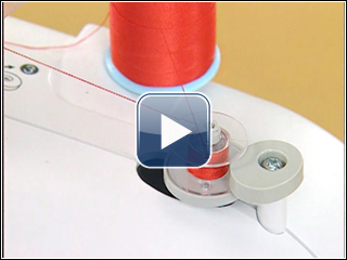 Winding the bobbin and lower thread setting