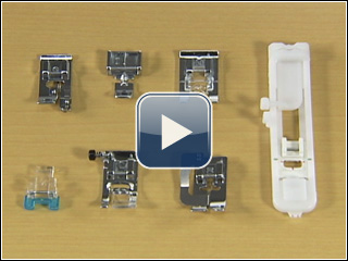 Replacing the presser foot