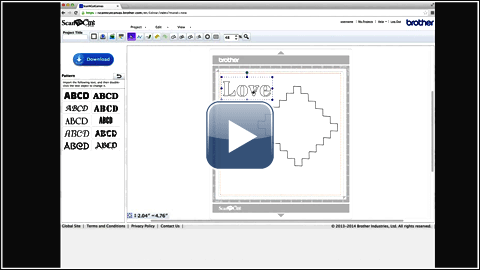 Editting-the-text-and-patterns-with-ScanNCutCanvas