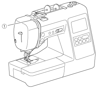 STEP 3 of 5: How to thread a Brother xr3774 sewing machine 