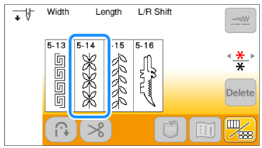 How to combine various stitch patterns in the Decorative Stitch category