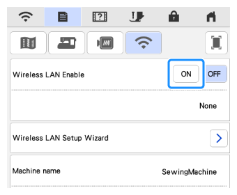 How to set up the wireless network connection with the wizard on the ...