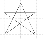 Self-intersecting path