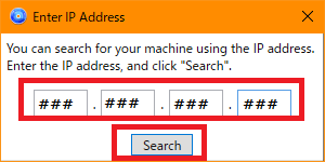 Enter IP Address