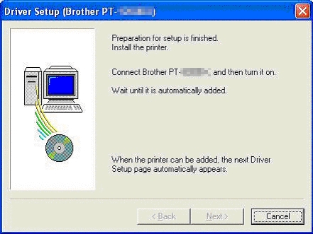 Driver Setup dialog box