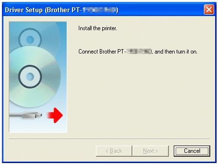 Driver Setup dialog box