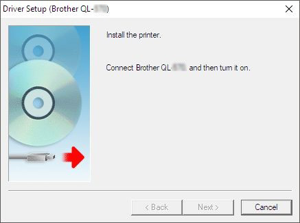 I cannot install the printer driver. | Brother