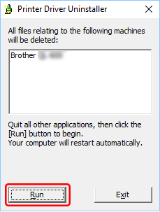 Printer Driver Uninstaller