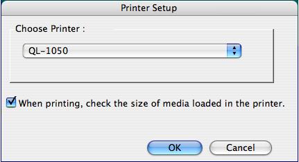 Printer Setup