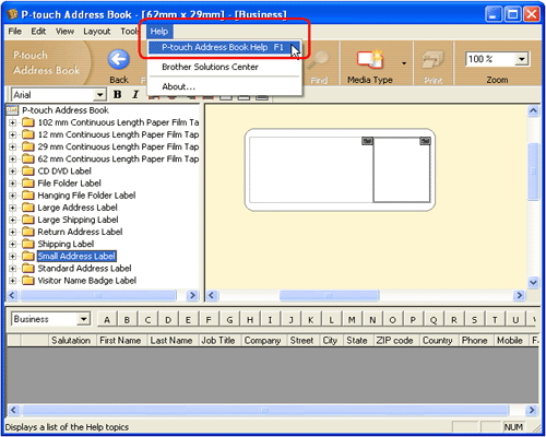 contact address book software