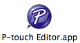 P-touch Editor icon