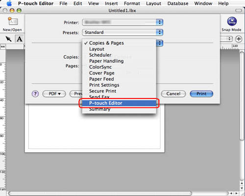 p-touch editor for mac