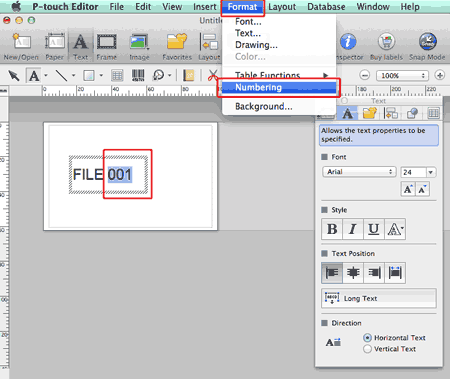 mac database software labels