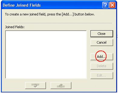 Define Joined Fields