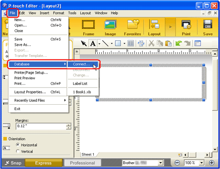 Cómo se puede crear etiquetas de identificación uniendo los campos "Nombre"  y "Apellido"? (P-touch Editor 5.x para Windows) | Brother