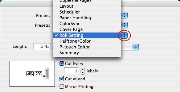 Print dialog box