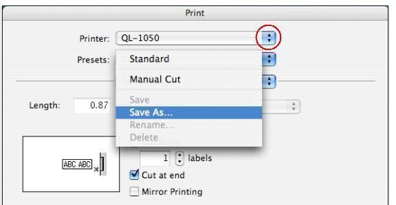 Print dialog box