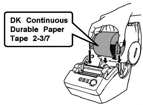 Crear una etiqueta rótulo (usando el rollo de etiquetas DK-2205 o similar)  (Mac) | Brother