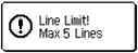 Line Limit Max 5 Lines