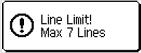 Line Limit Max 7 Lines