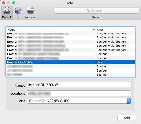 Installer le logiciel (Pour Mac) | Brother