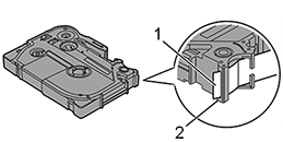 Tapecassette plaatsen