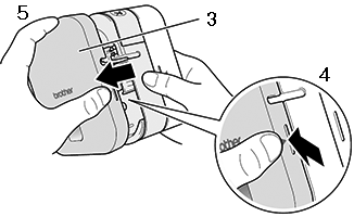 Tapecassette plaatsen