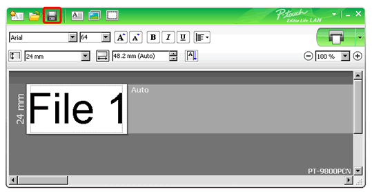 Edit screen